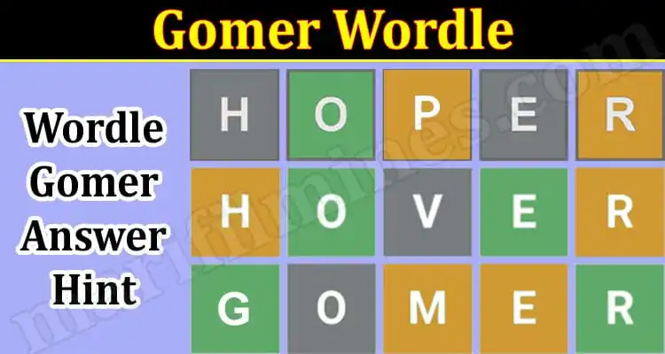 Gomer Wordle Hints